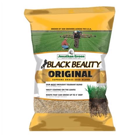 Jonathan Green Black Beauty Original Lawn Yard Grass Seed Mix Pounds Piece Pick