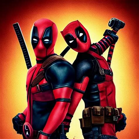 Deadpool And Rocket Raccoon Together 4 K Detailed Stable Diffusion