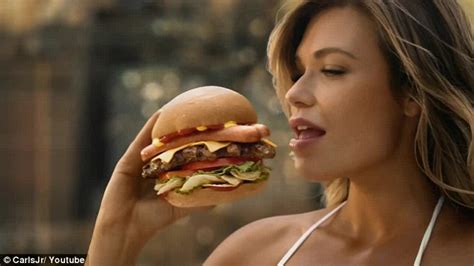 Samantha Hoopes Chows Down On 20 Burgers As She Films Carls Jr