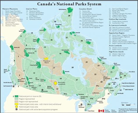 Canadian National Parks | Canada national parks, National parks map, List of national parks