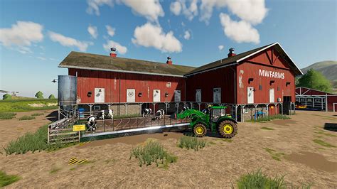 Placeable Cow Barn Pack V 10 Fs19 Mods Farming Simulator 19 Mods