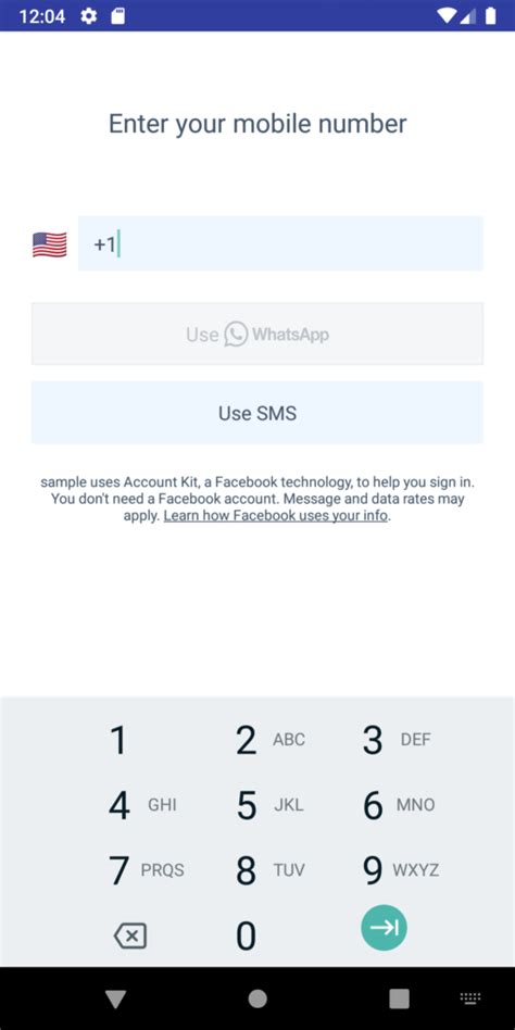 Facebook Mobile Number Authentication React Native 1 React Native For You