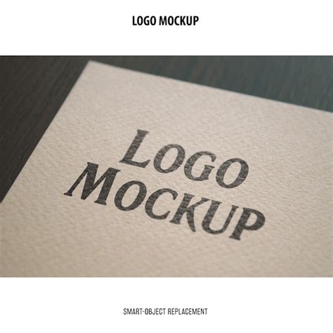 Logo Mockup Free Psd File
