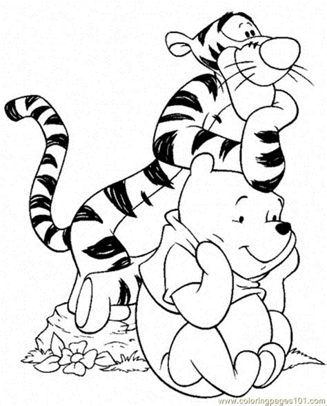 Tigger And Pooh Coloring Page Coloring Home Vrogue Co