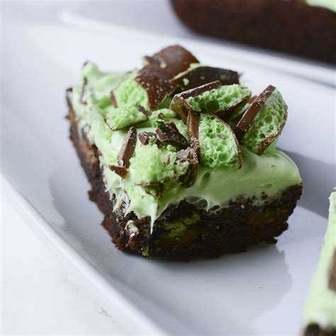 easy minty brownie bars the salty pot