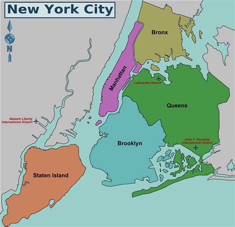 Here, the ny map depicts state boundary, major cities, state capital the state also shares international borders with canada. New York, USA - World Financial Center | Travel Featured