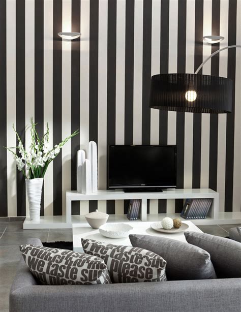 Bold And Beautiful Black And White Stripes In Every Room