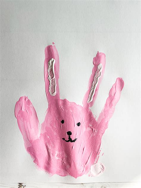 Handprint Bunny Art Project Woo Jr Kids Activities Childrens