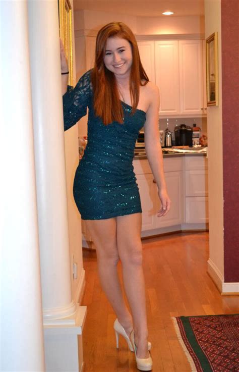 Girls In High Heels On Twitter Cute Redhead In Dress And High Heels Hot Sex Picture