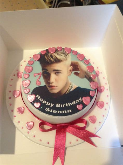 Justin Bieber Cake 10th Birthday Parties 7th Birthday Bday Party