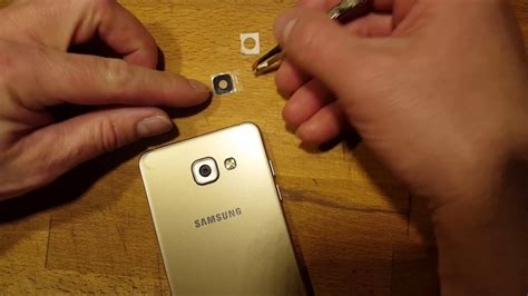 Samsung A5 Reparatur Des Kameraglases Youtube