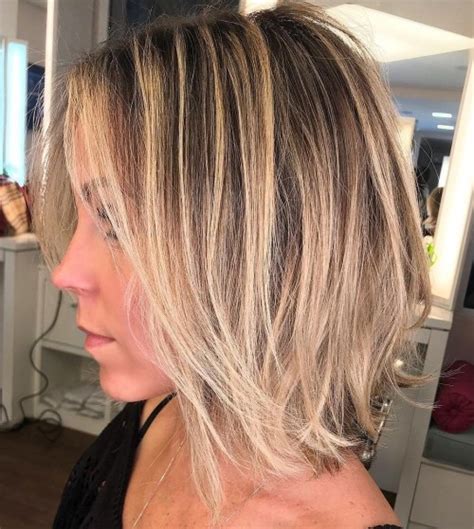Medium bob hairstyles with a tapered silhouette work best for fine and medium textured straight hair. 70 Perfect Medium Length Hairstyles for Thin Hair in 2021