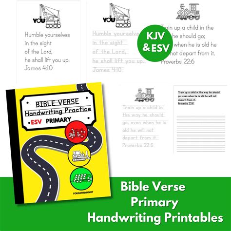 Bible Verse Handwriting Printables Vehicles Forget Him Knot