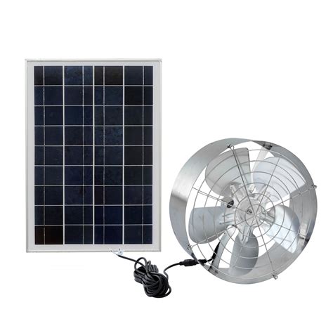 65w 3000cfm Greenhouse Ventilation Fan Extractor Kit And 25w Solar