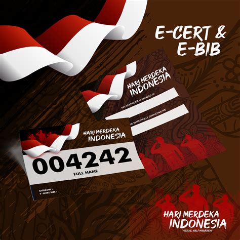 Hari Merdeka Indonesia Virtual Half Marathon Malaysia Jomrun Run