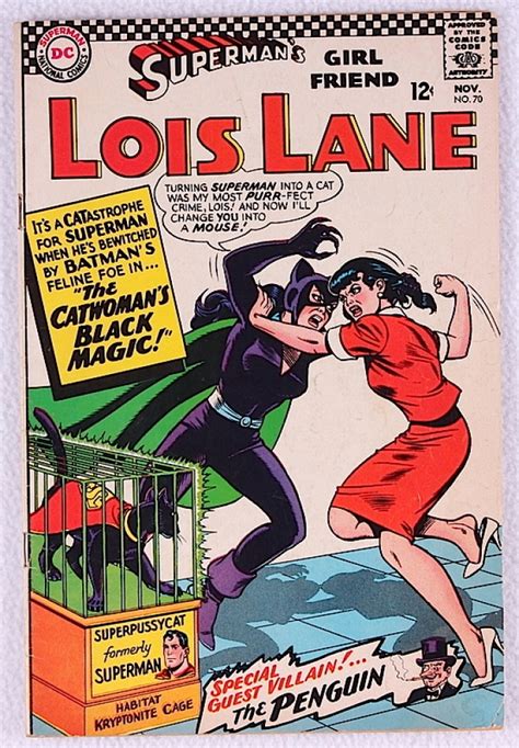 Vintage 1966 Lois Lane Issue 70 Dc Comic Book Pristine Auction