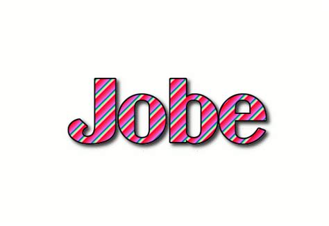 jobe ロゴ フレーミングテキストからの無料の名前デザインツール