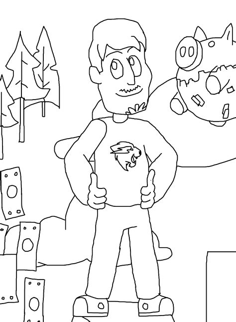 Dibujos Para Colorear Mr Beast Cartoon Mr Beast Coloring Pages The