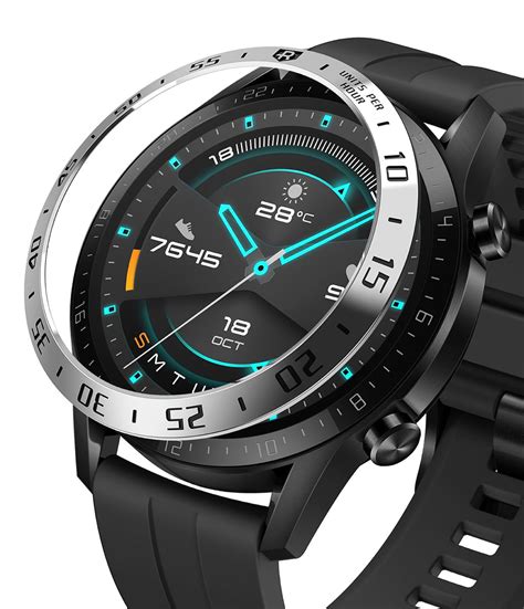 Huawei Watch Gt 2 46mm Bezel Styling Stainless Steel 46 01 Ringke