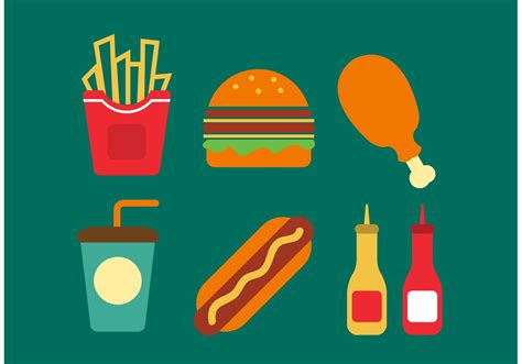 Fast Food Vectors - Download Free Vectors, Clipart Graphics & Vector Art