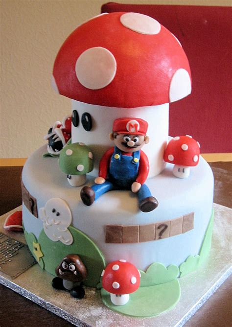 Mario bros birthday cake super cake mario brothers cakes ideas super mario bros… Mario Cakes - Decoration Ideas | Little Birthday Cakes