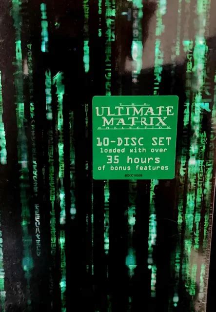 The Ultimate Matrix Collection Dvd Amazing Boxset 10 Disc Set Keanu Reeves 1999 Picclick