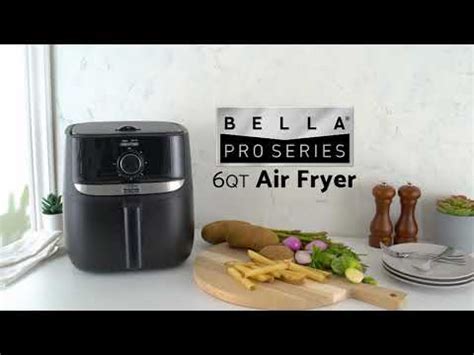Bella Pro Qt Air Fryer Black Matte Youtube