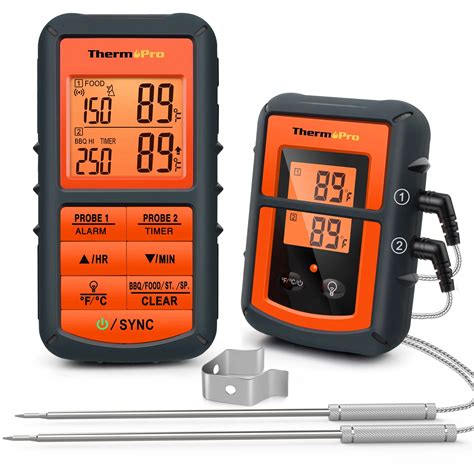Thermopro Tp 08c 150m Remote Wireless Food Kitchen Thermometer Dual