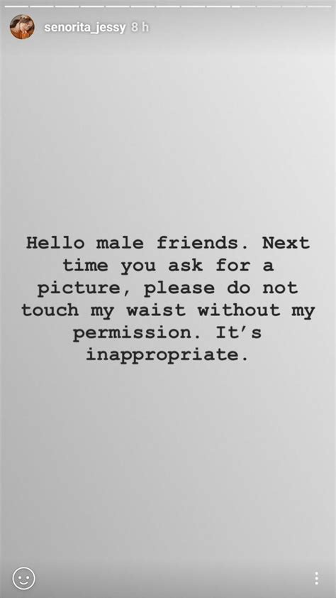Jessy Mediola Posts A Message For Guys Who Want To Take Pictures With Her