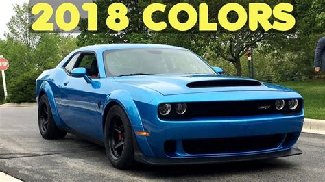 Choose the color, trim, options and more to easily customize your car, suv or minivan today. 2018 Dodge Colors | Best new cars for 2020