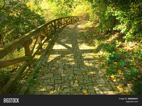 Stone Paved Path Image And Photo Free Trial Bigstock