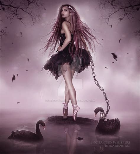 Black Swan By Enchantedwhispersart On Deviantart