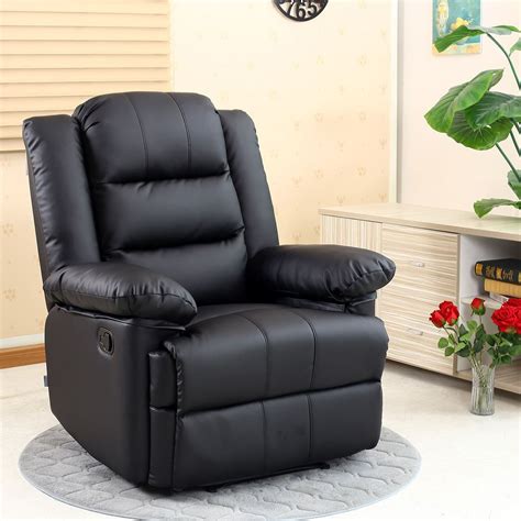 Loxley Leather Recliner Armchair In Black Intoto7 Menswear