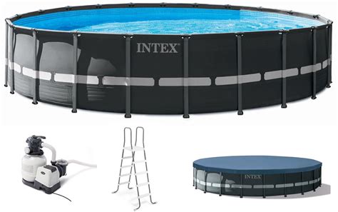 Buy Intex 22ft X 52in Ultra Xtr Frame Round Pool Set With Sand Filter