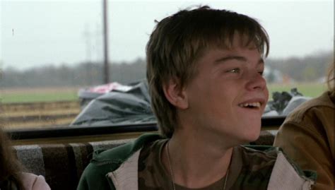 It is a problem, yes, to have a retarded younger brother. Leonardo DiCaprio as Arnie Grape in 'What's Eating Gilbert ...