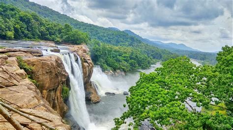 Athirapally Waterfalls Thrissur Bahubali Falls Youtube