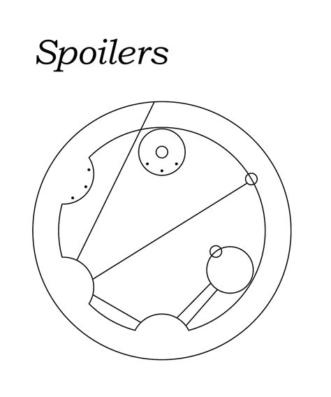 Doctor Who Quote Spoilers River Song Circular Gallifreyan Doctor
