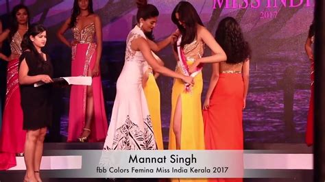 Fbb Colors Femina Miss Kerala 2017 Crowning Moment Youtube