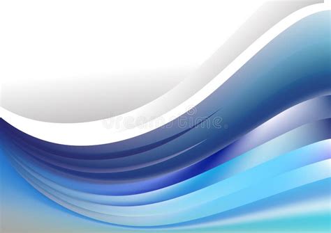 Blue Azure Smooth Background Vector Illustration Design Stock Vector