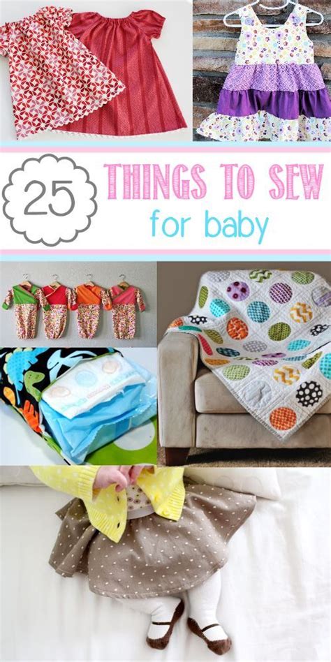 Maybe you would like to learn more about one of these? 25 Things to Sew for Baby ~ DIY Craft Project | Sewing ...