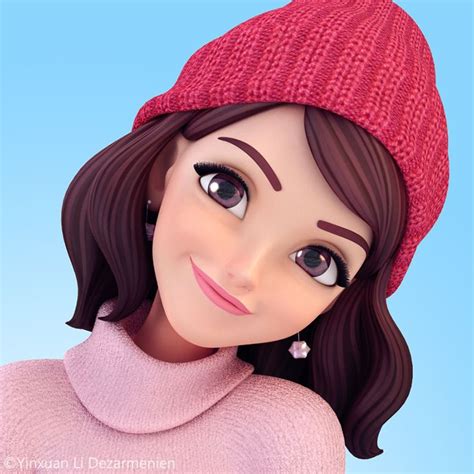 Summer Yinxuan Computer Graphics Plus Girl Cartoon Characters Cartoon Girl Images Cute