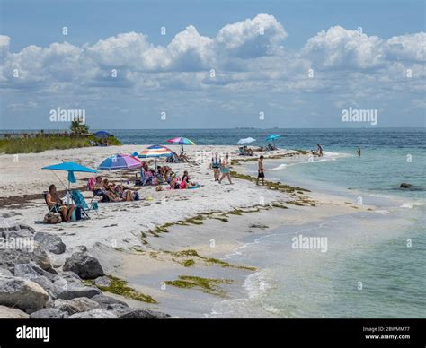 The Beach In Gasparilla Island State Park On The Gulf Of Mexico In