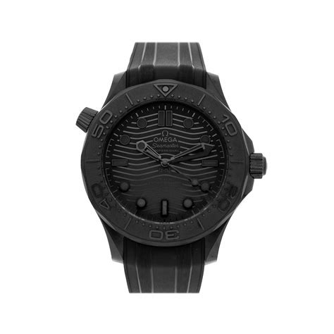 Pre-Owned Omega Seamaster Black Black Diver 300M 210.92.44.2, Luxury