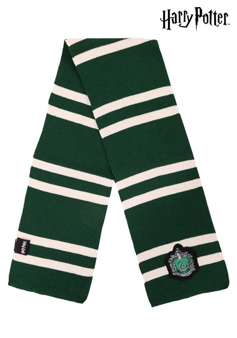 Deluxe Slytherin Knit Scarf From Harry Potter