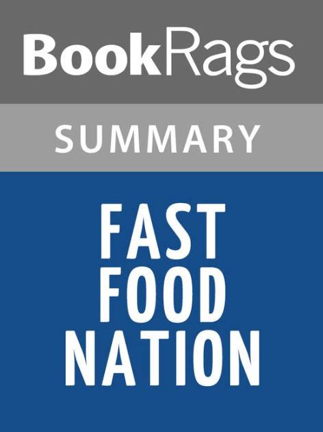 Fast Food Nation By Eric Schlosser L Summary And Study Guide By Bookrags