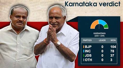 Prior to the election, republicans held 51 seats, democrats 49, including two independents. Karnataka Election Results 2018 highlights: BJP's ...