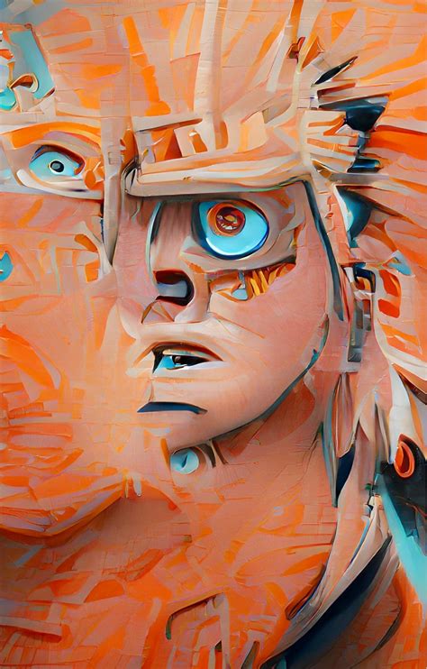 5 Naruto Themed Abstract Art Digital Downloads Etsy