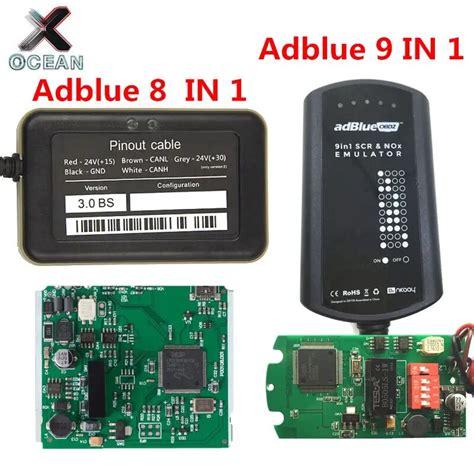 Adblue Emulator OBD2 Adblue 8 IN 1 V3 Nox Sensor Adblue 9 IN 1 No Need