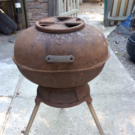 Grilltips grill & bbq forum: The rescue and restoration of the Cue-Grill - The BBQ ...