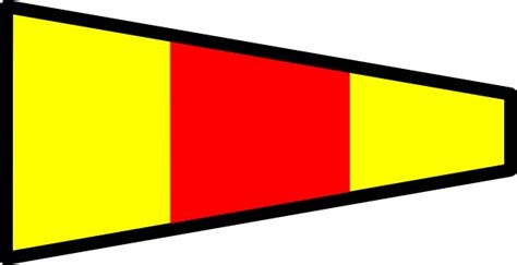 International Maritime Signal Flag 0 Clip Art Vectors Graphic Art